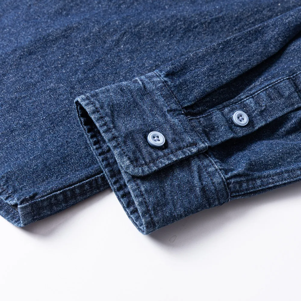 New Men's Casual Denim Shirt Fashion Spring Autumn Simple High Quality Youth Jean Long Sleeve Versatile Trip Traveling Clothing - Image 5